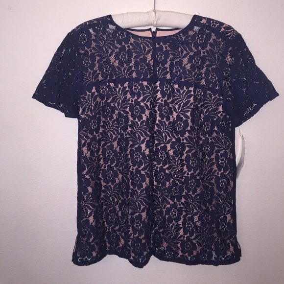 ⭐️🔻NWT French Connection Lace Top - Picture 1 of 5